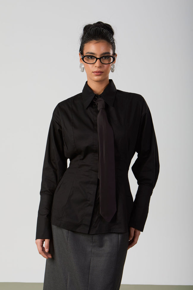 The Black Nara Shirt Hover Image